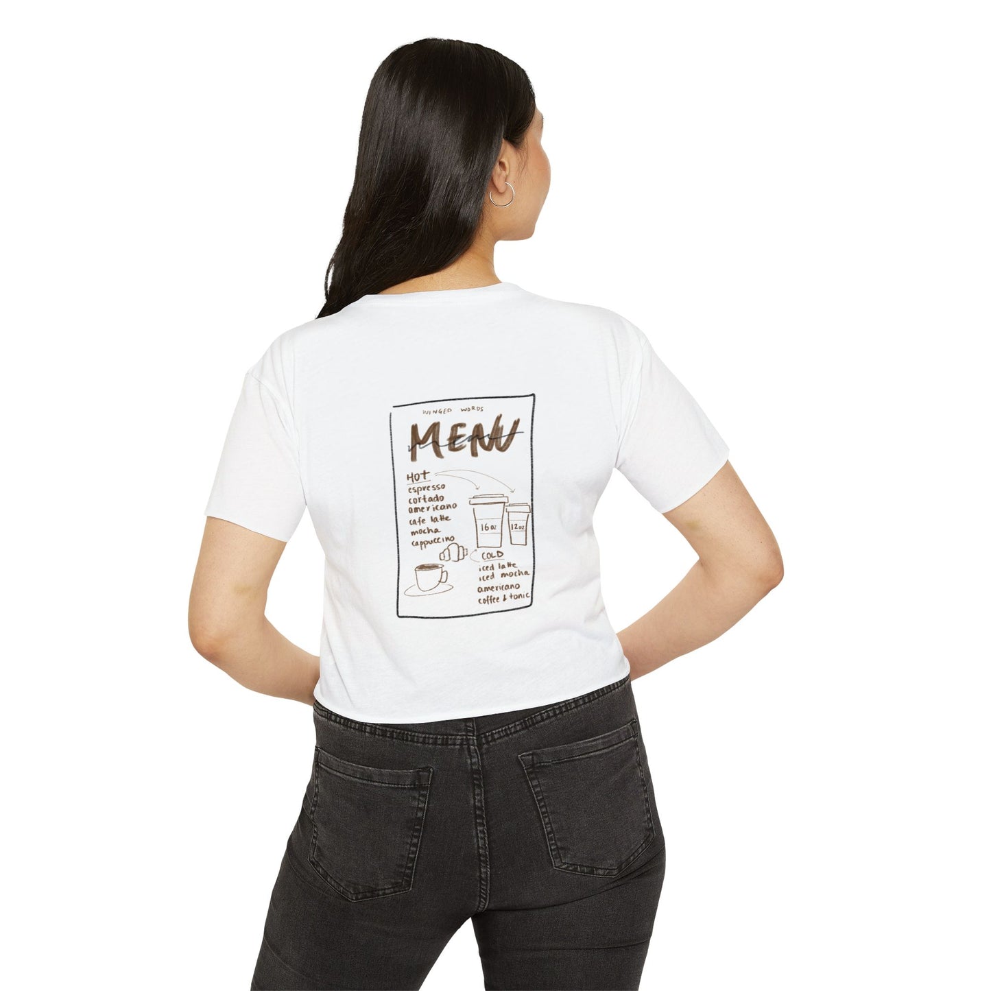 WW CAFE crop tee