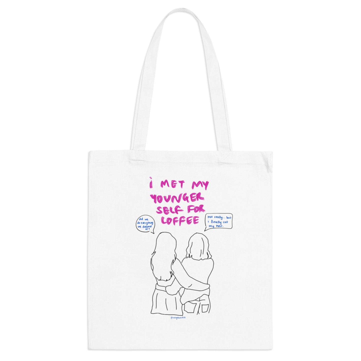 MY YOUNGER SELF tote bag