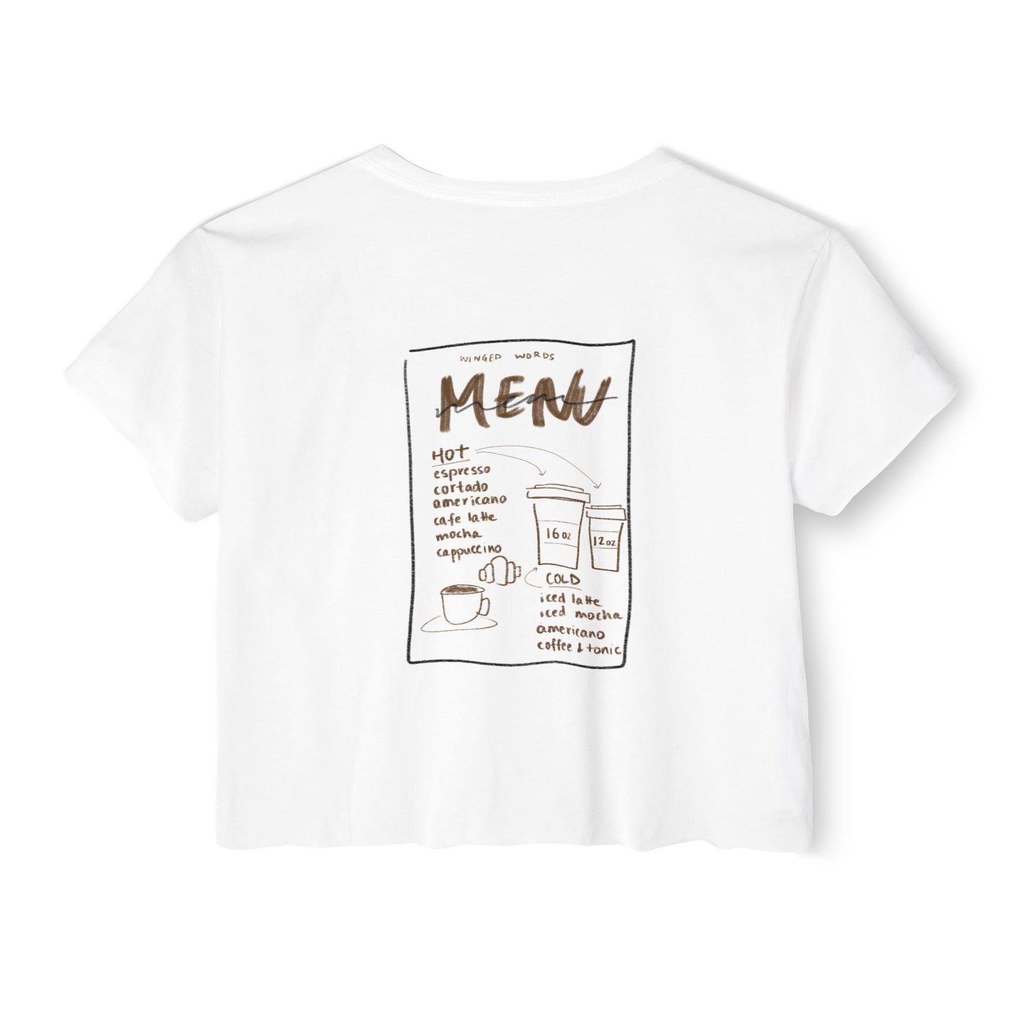 WW CAFE crop tee