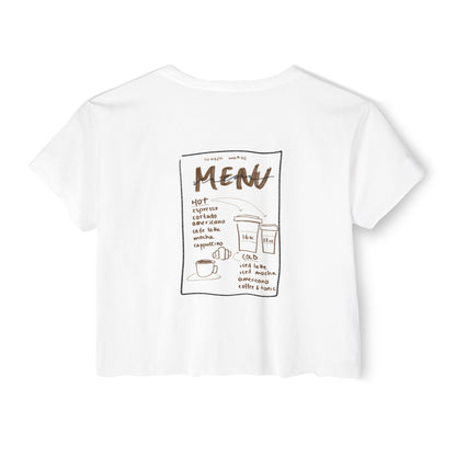 WW CAFE crop tee