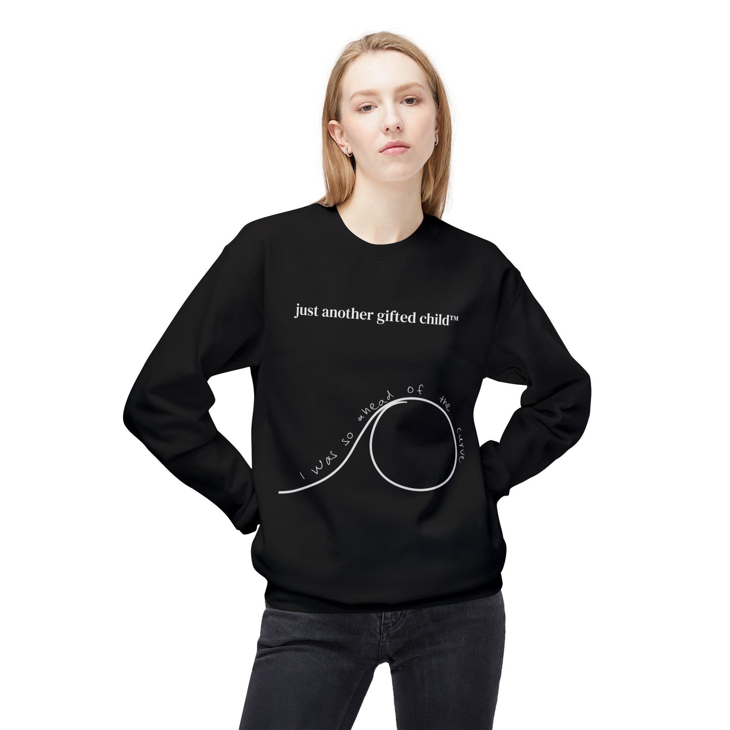JUST ANOTHER GIFTED CHILD™ crewneck sweatshirt (swifties' version)