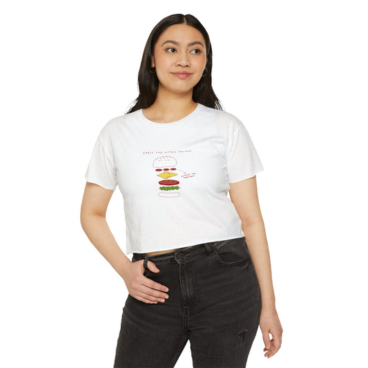 THE LITTLE THINGS crop tee