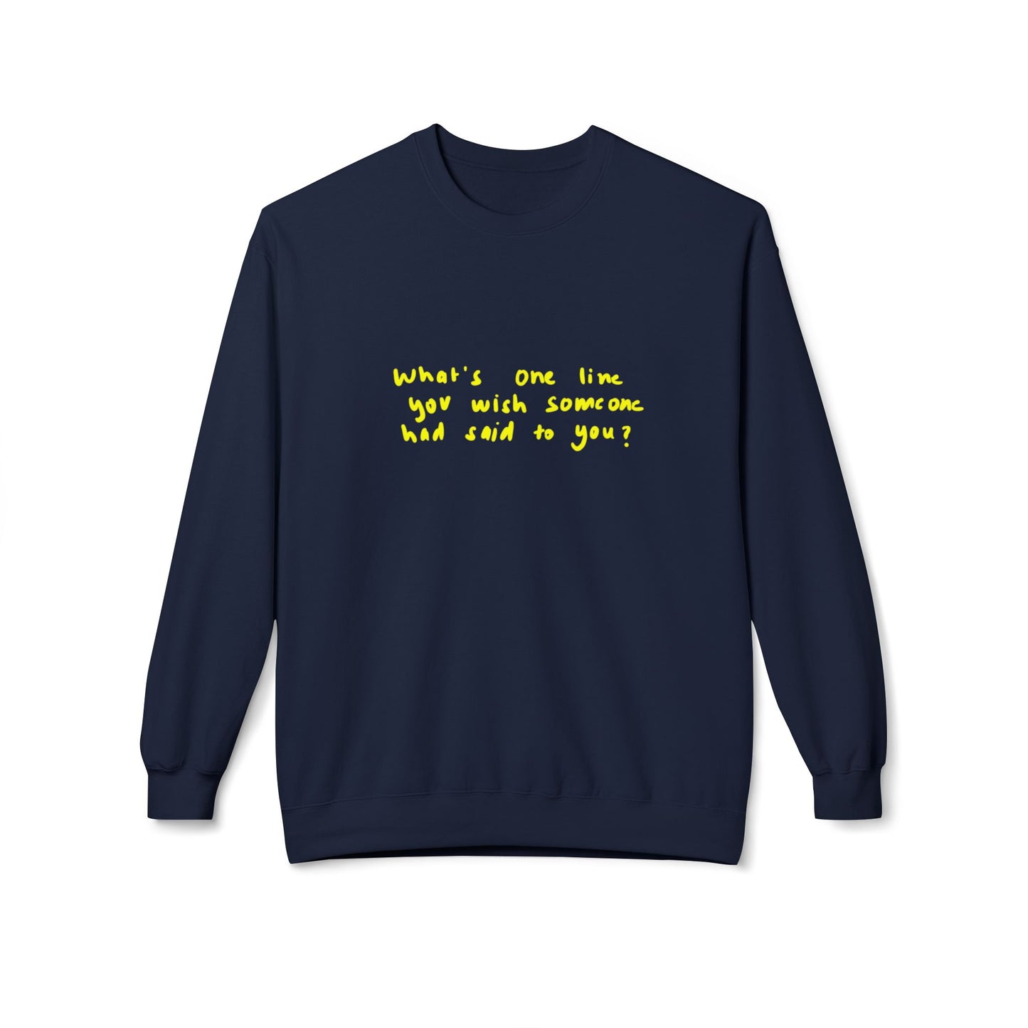 UNSAID WORDS crewneck sweatshirt