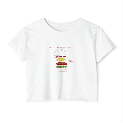 THE LITTLE THINGS crop tee