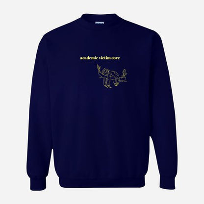 ACADEMIC VICTIM CORE crewneck sweatshirt