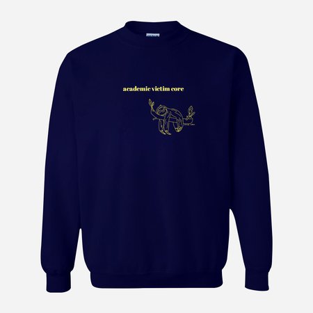 ACADEMIC VICTIM CORE crewneck sweatshirt