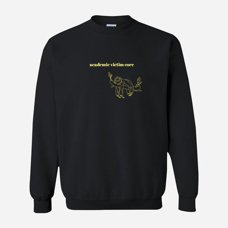 ACADEMIC VICTIM CORE crewneck sweatshirt